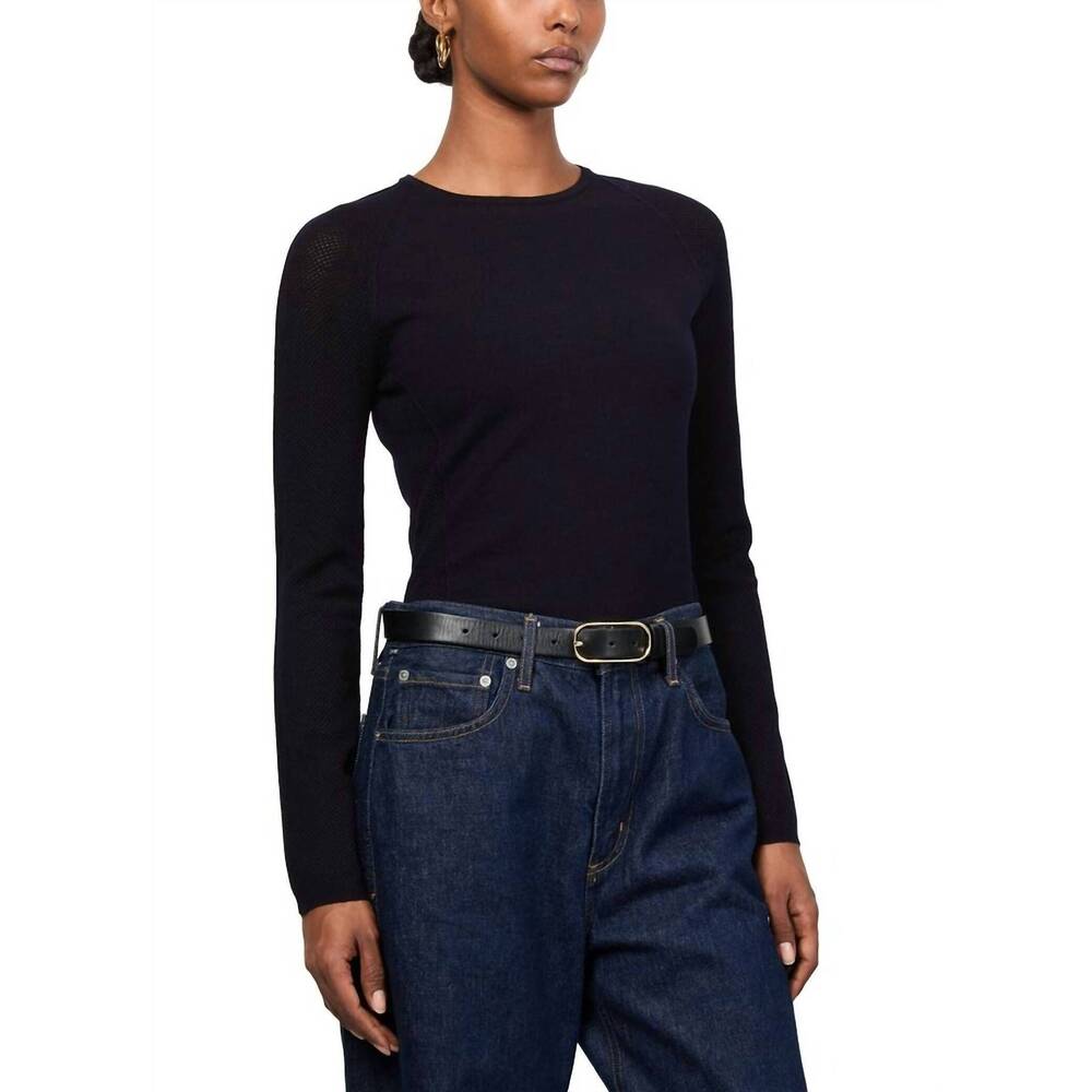NEW MAXMARA tartufo long-sleeved sweater in ultramarine